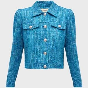 L'Agence Kasey Tweed Jacket Size XL